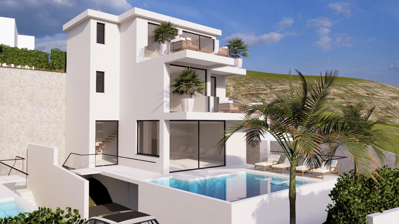 Wille Indywidualne Na Sprzedaż Z Prywatnym Basenem W Golem Durrës Albania